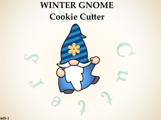 605-1* Winter gnome cookie cutter