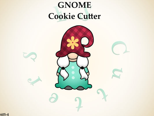 605-4* Gnome cookie cutter