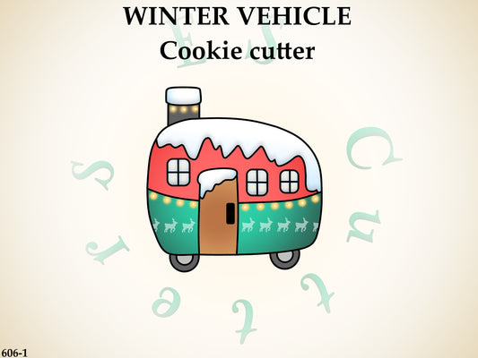 606-1* Winter vehicle cookie cutter