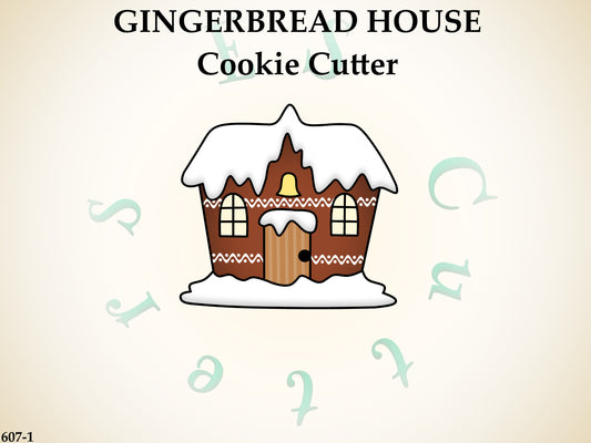 607-1* Gingerbread house cookie cutter