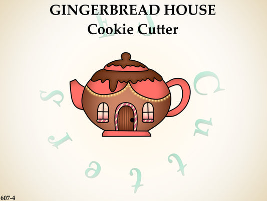 607-4* Gingerbread house cookie cutter