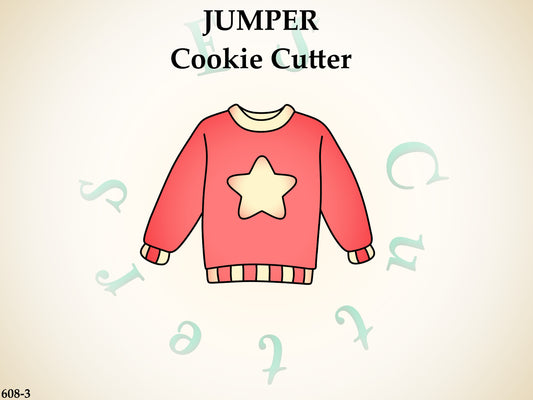 608-3* Jumper cookie cutter