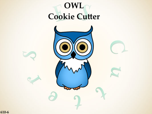 610-6* Owl cookie cutter