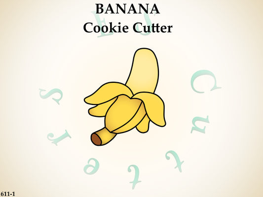 611-1* Banana cookie cutter