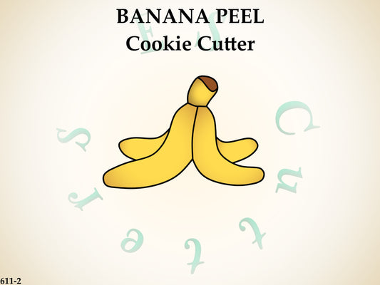 611-2* Banana peel cookie cutter