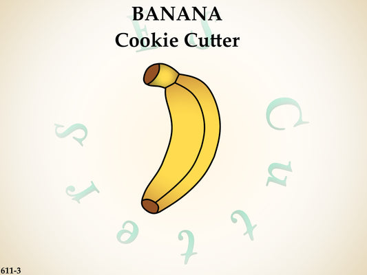 611-3* Banana cookie cutter