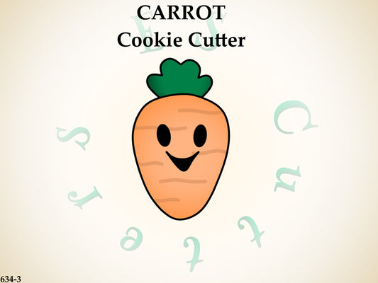 634-3* Carrot cookie cutter