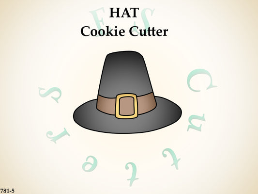 781-5* Hat cookie cutter