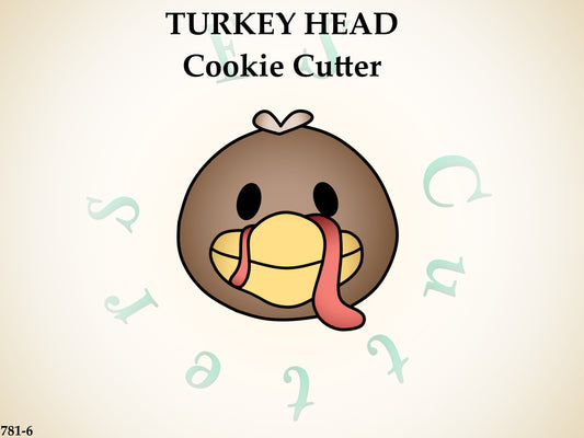 781-6* Turkey hat cookie cutter