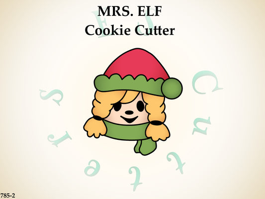 785-2* Mrs. Elf cookie cutter