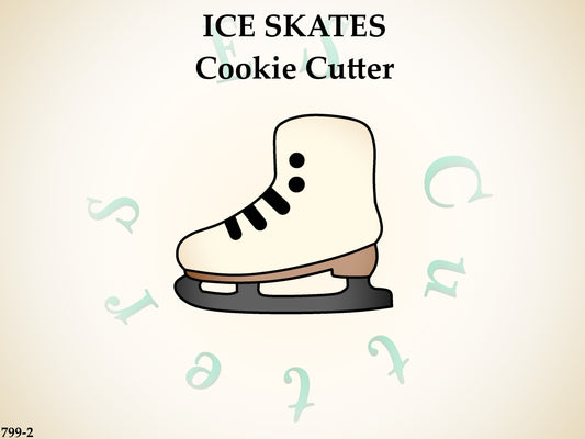799-2* Ice skates cookie cutter