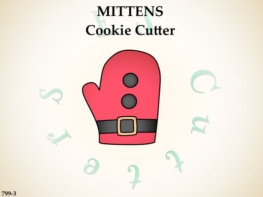 799-3* Mittens cookie cutter