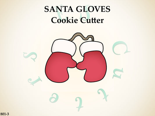 801-3* Santas gloves cookie cutter