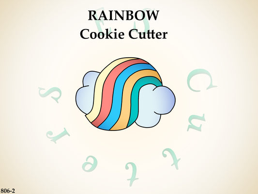 806-2* Rainbow cookie cutter