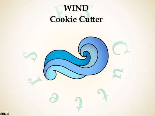 806-4* Wind cookie cutter