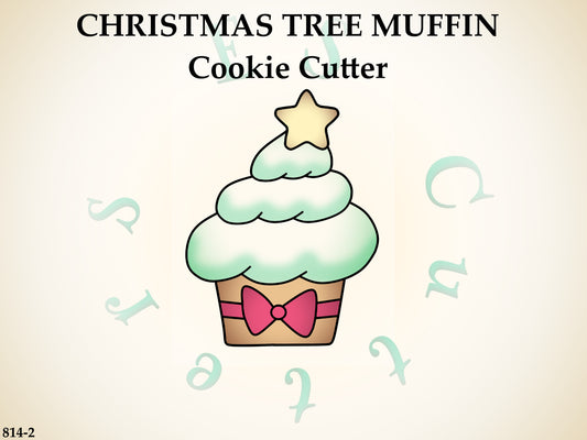 814-2* Christmas tree muffin cookie cutter