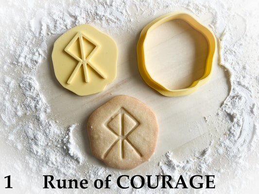 684-2* Rune of courage cookie cutter