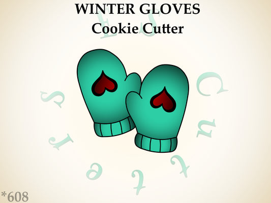608* Winter gloves cookie cutter