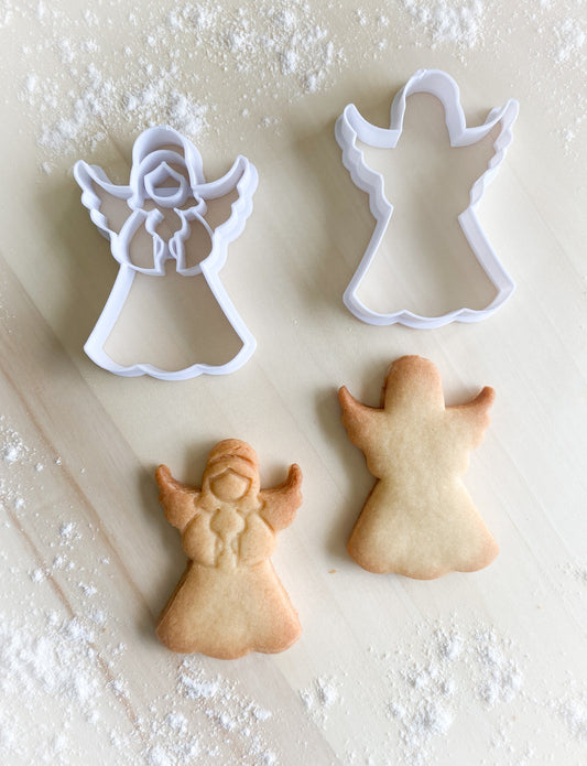 175* Angel Cookie cutter and stamp