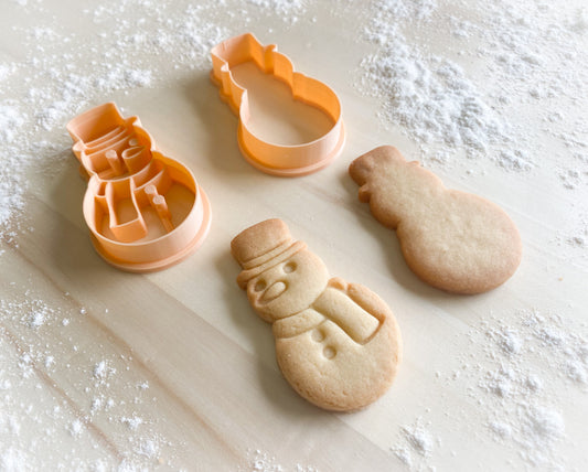 178* Snowman Cookie cutter and stamp