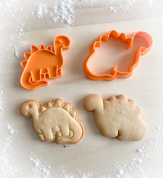 251* Dinosaur, dino Cookie cutter and stamp