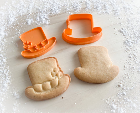 268* Saint Patrick hat Cookie cutter and stamp