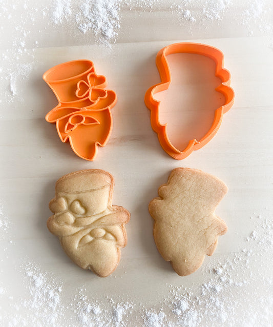 266* Saint Patrick, gnome Cookie cutter and stamp