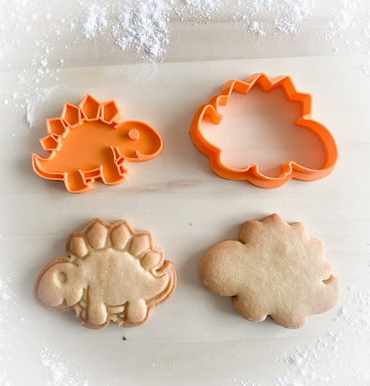 248* Dinosaur, dino Cookie cutter and stamp