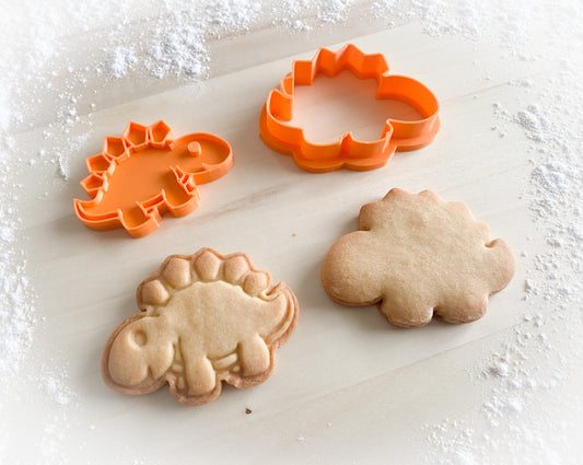 248* Dinosaur, dino Cookie cutter and stamp