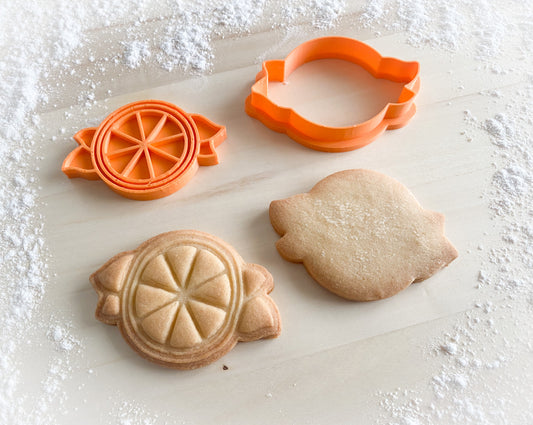 272* Citrus fruit Cookie cutter and stamp