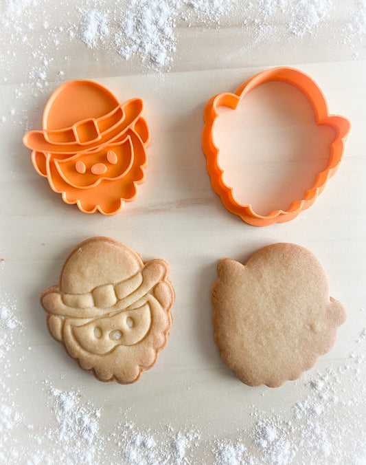 267* Saint Patrick, gnome Cookie cutter and stamp