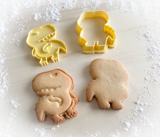264* Tyrannosaur, dino Cookie cutter and stamp