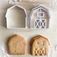 013* Farm house Cookie cutter and stamp