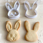 009* Bunny Cookie cutter and stamp
