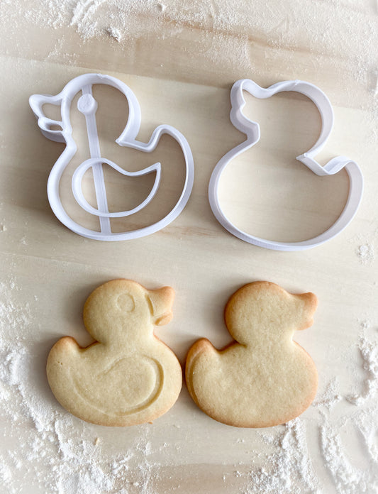 004* Duck Cookie cutter and stamp