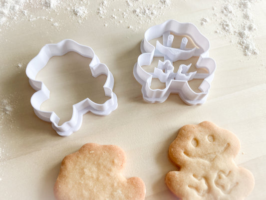 026* Frog Cookie cutter and stamp