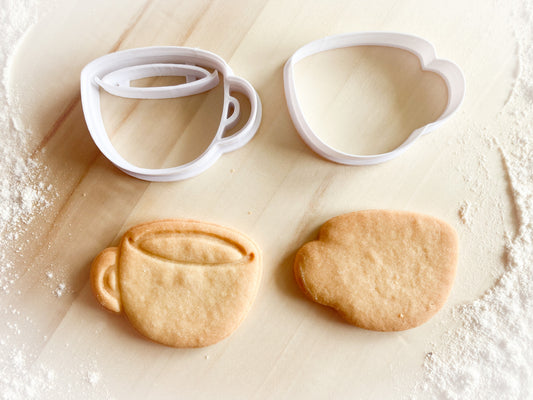 069* Coffee cup Cookie cutter and stamp