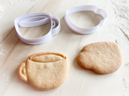 069* Coffee cup Cookie cutter and stamp