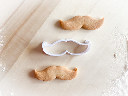 087* Mustache Cookie cutter and stamp