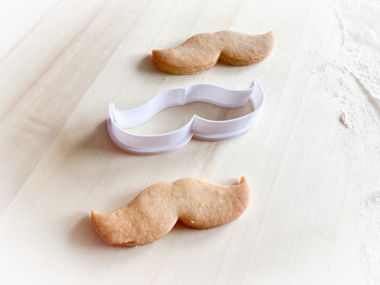 087* Mustache Cookie cutter and stamp