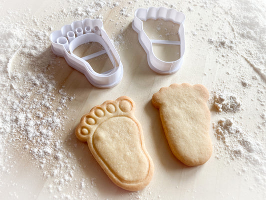 066* Footprint Cookie cutter and stamp