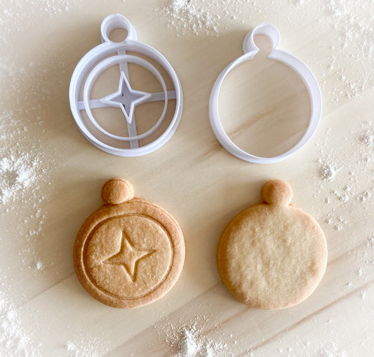 128* Compass Cookie cutter and stamp