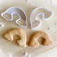 136* Rainbow Cookie cutter and stamp