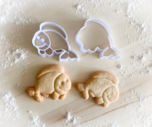 137* Fish Cookie cutter and stamp