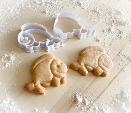 137* Fish Cookie cutter and stamp