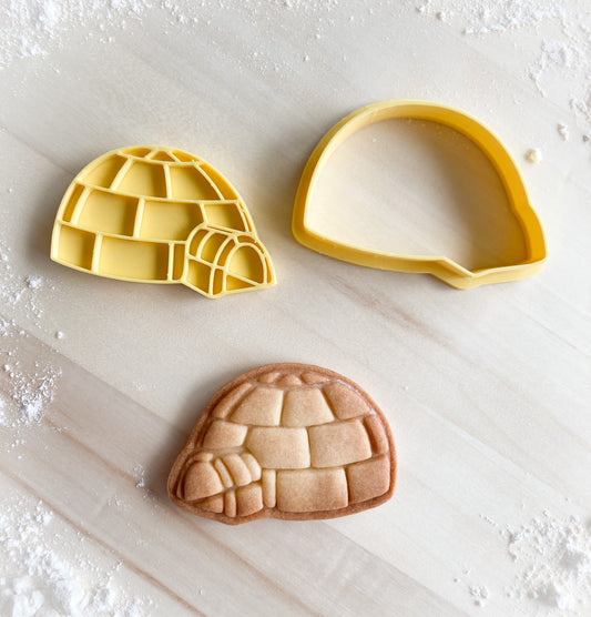 213* Igloo Cookie cutter and stamp