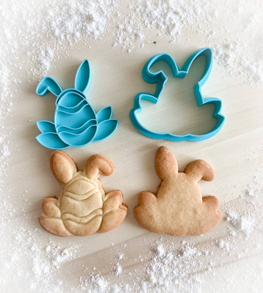 281* Easter egg with ears Cookie cutter and stamp