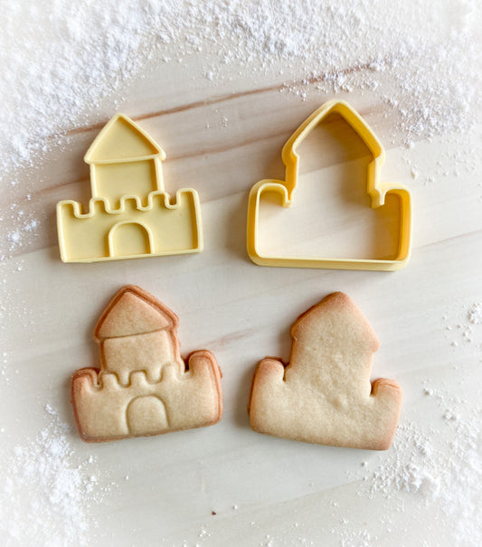 307* Castle Cookie cutter and stamp