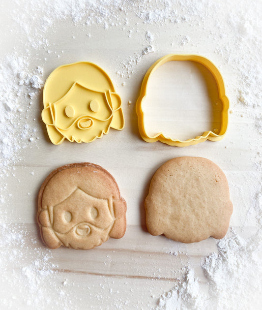 353* Jesus Cookie cutter and stamp