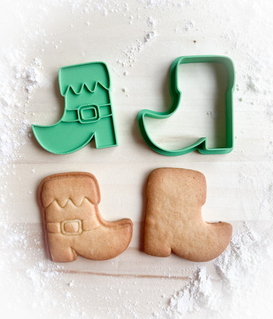 340* Leprechaun Boots Cookie cutter and stamp